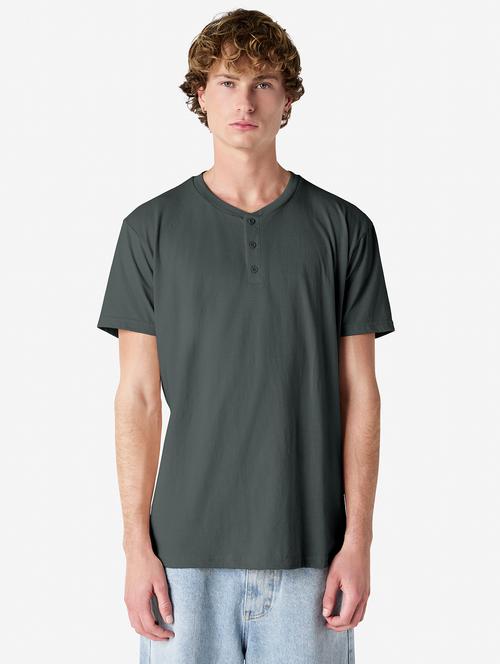 men solid short sleeve regular fit t-shirt - 21789199 - Very Small Image - 1