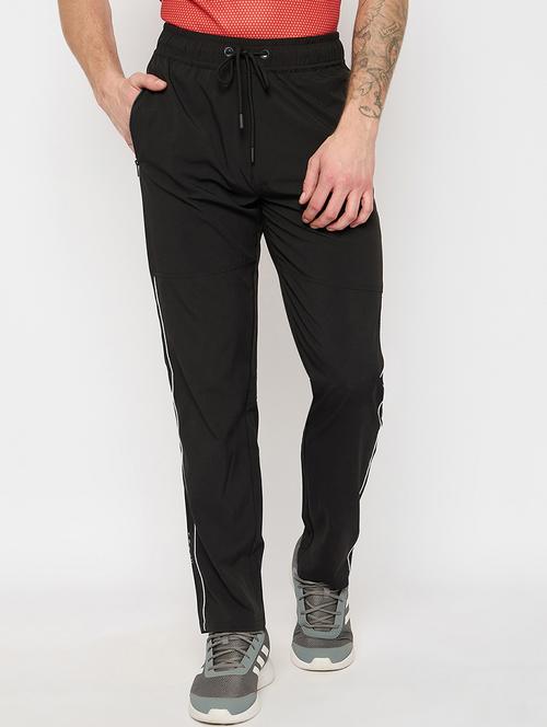men mid rise solid full length track pant - 21790832 - Very Small Image - 1