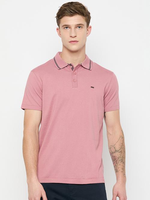 men solid short sleeves polo t-shirt - 21791030 - Very Small Image - 1