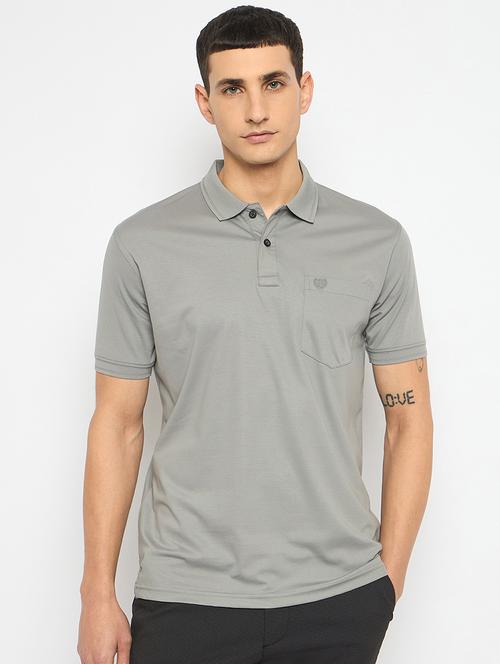 men solid short sleeves polo t-shirt - 21791038 - Very Small Image - 1
