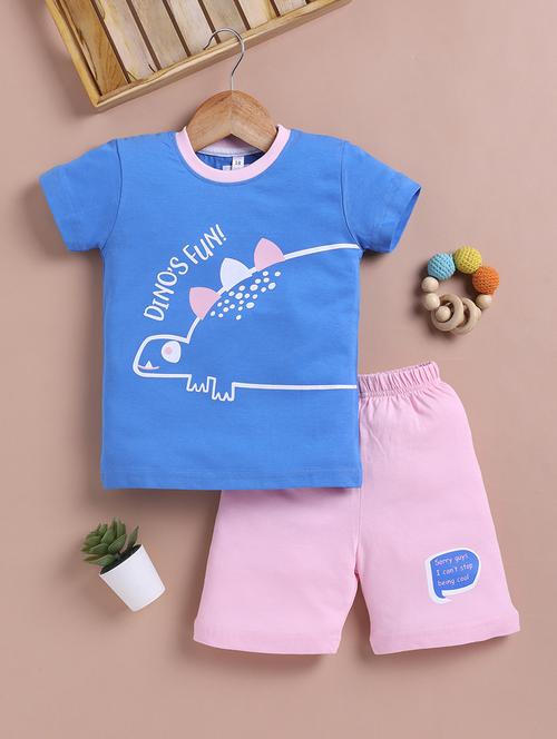 kids printed short and t-shirt set - 21791469 - Very Small Image - 1