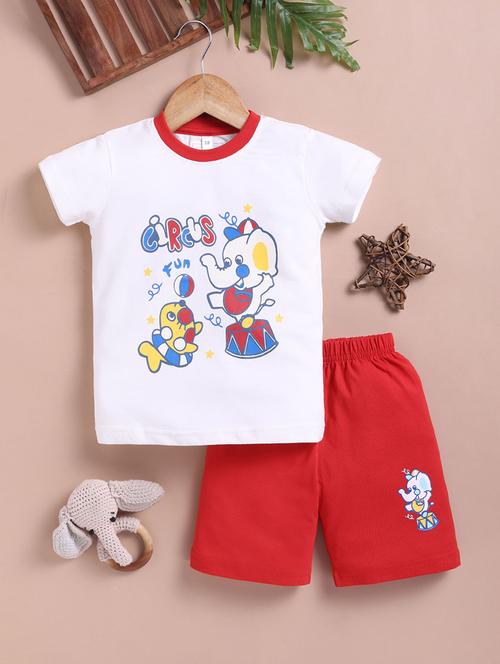kids printed short and t-shirt set - 21791480 - Very Small Image - 1