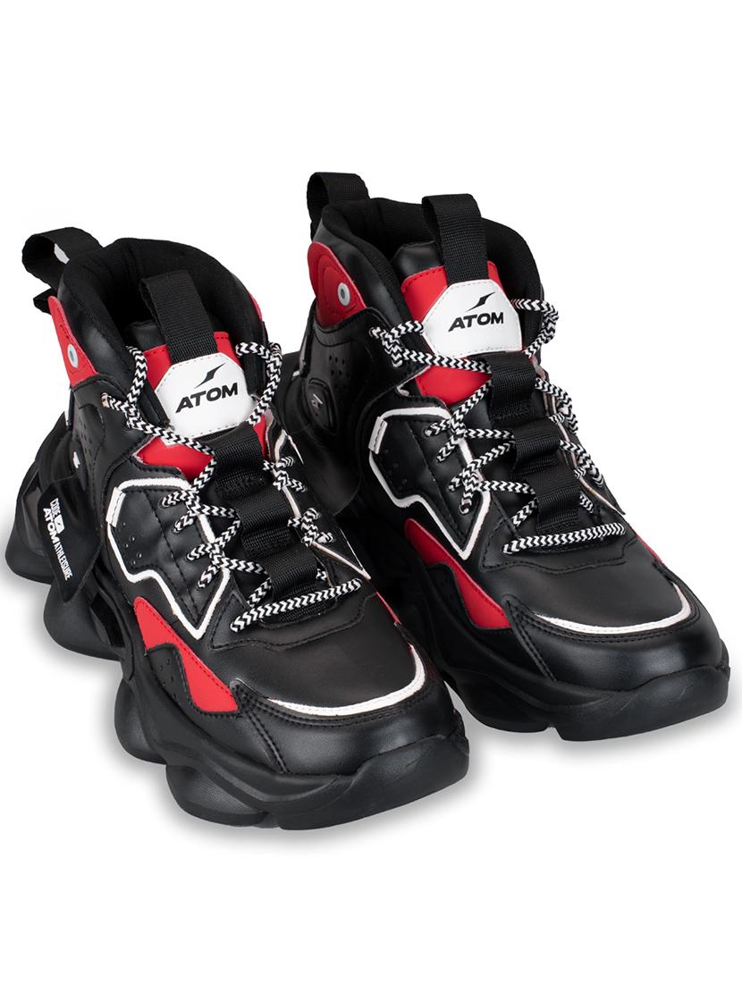 black lace up sneakers - 21793886 - Standard Image - 0