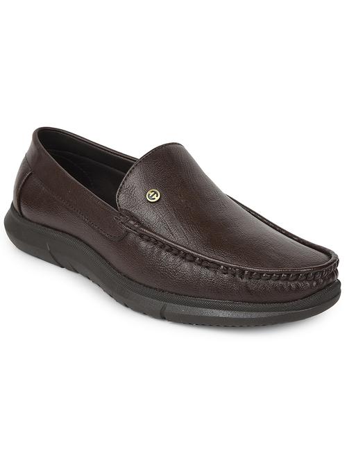men brown slip on formal shoes - 21794112 - Very Small Image - 1