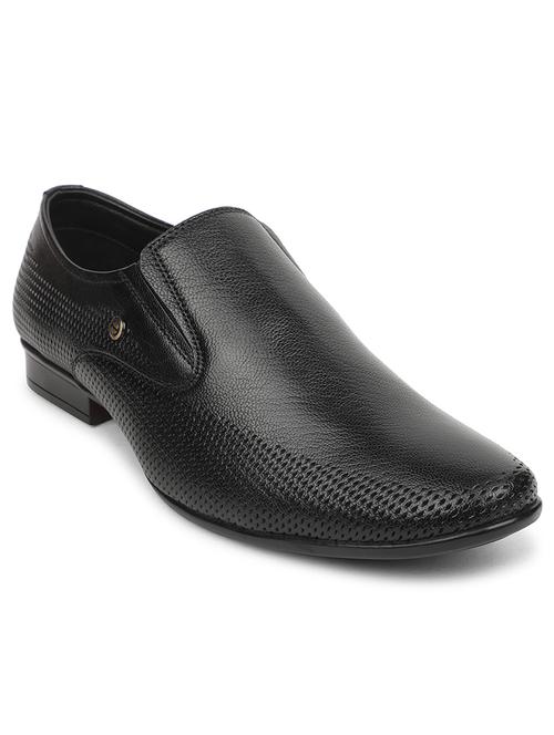 men black slip on formal shoes - 21794121 - Very Small Image - 1