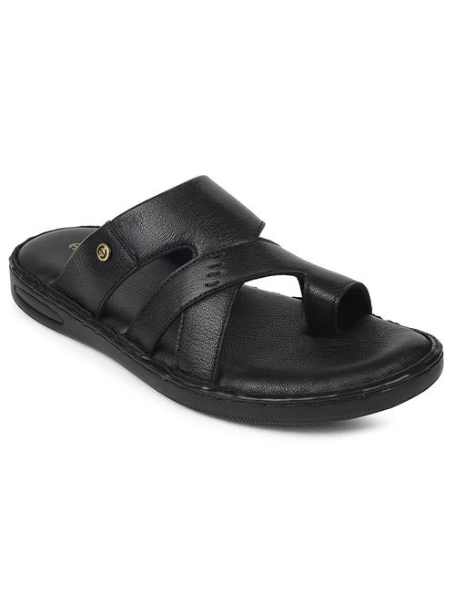 men black slip on sandal - 21794146 - Very Small Image - 1