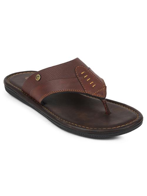 men tan toe seperator sandal - 21794151 - Very Small Image - 1