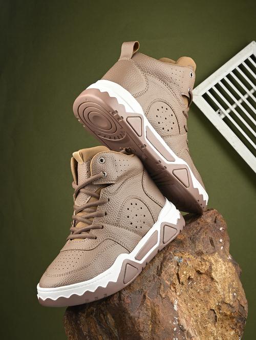 men beige lace up boot - 21794207 - Very Small Image - 1