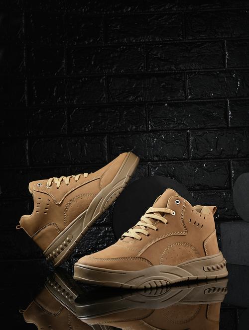 men tan lace up boot - 21794211 - Very Small Image - 1