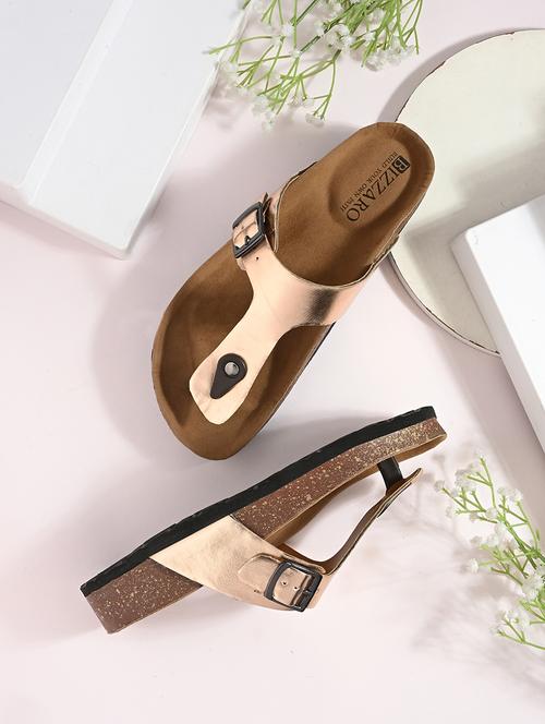 women metallic toe separator sandal - 21794267 - Very Small Image - 1