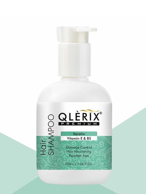 qlerix premium keratin with vitamin e & b5 hair shampoo - 21794574 - Very Small Image - 1