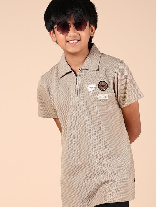 boys solid short sleeves polo t-shirt - 21794842 - Very Small Image - 1