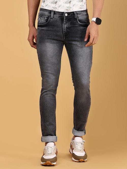 men solid mid rise skinny fit jean - 21795018 - Very Small Image - 1