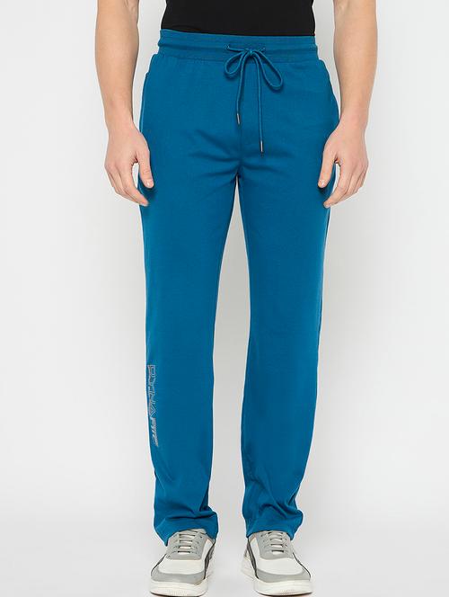 men solid mid rise full length track pant - 21797021 - Very Small Image - 1