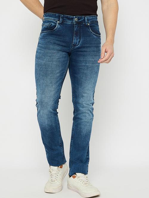 men solid mid rise slim fit jean - 21840053 - Very Small Image - 1