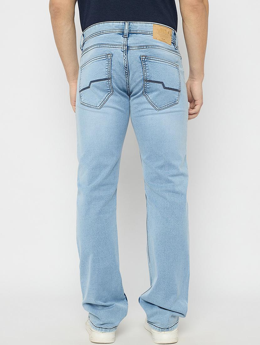 men solid mid rise relaxed fit jean - 21840064 - Standard Image - 3