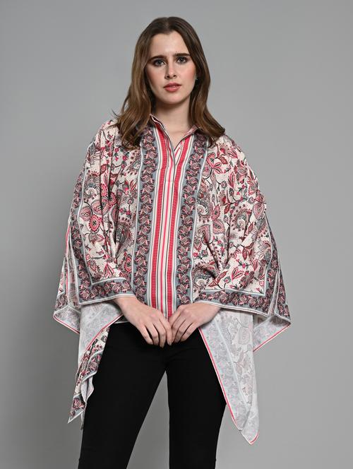 women printed kimono sleeves regular shirt - 21840175 - Very Small Image - 1