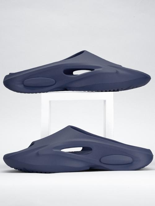 men blue slip on slider - 21840514 - Very Small Image - 1
