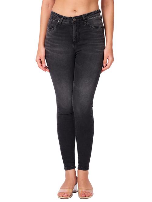 women washed mid rise skinny fit jeans - 21840614 - Very Small Image - 1
