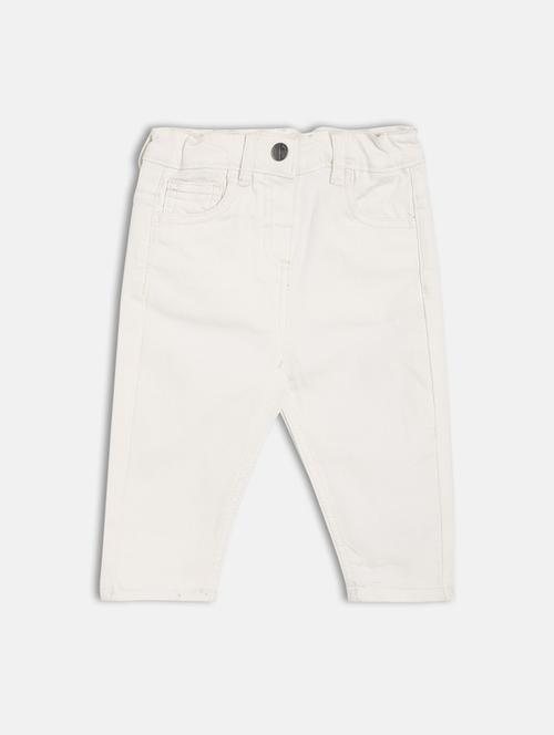 girls white denim plain jean - 21841006 - Very Small Image - 1