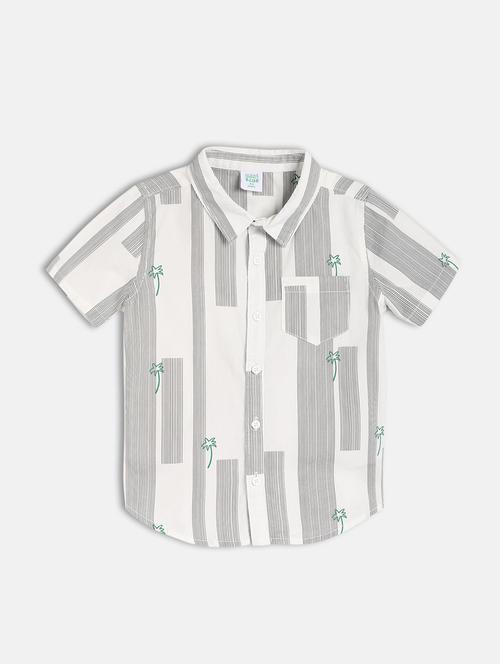 boys printed short sleeve regular fit shirt - 21841071 - Very Small Image - 1