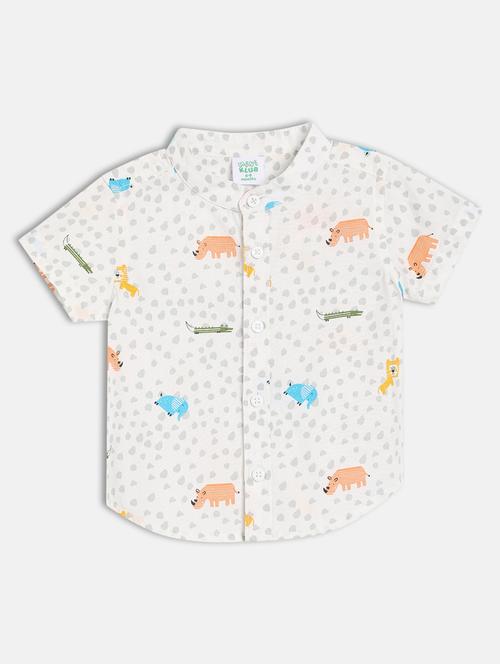 kids printed collared short sleeves t-shirt - 21841088 - Very Small Image - 1