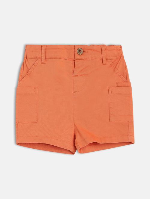 kids solid mid rise shorts  - 21841089 - Very Small Image - 1