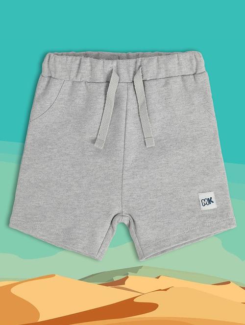 kids solid mid rise shorts  - 21841105 - Very Small Image - 1