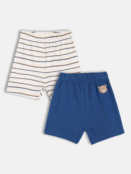 kids pack of 2 printed mid rise shorts  - 21841111 - Very Small Image - 1