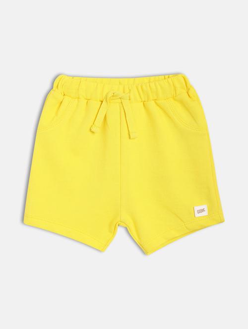 kids solid mid rise shorts  - 21841119 - Very Small Image - 1