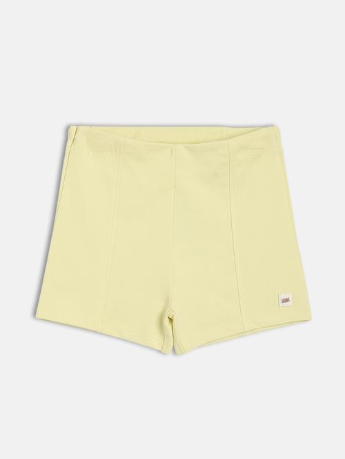 kids solid mid rise shorts  - 21841137 - Very Small Image - 1