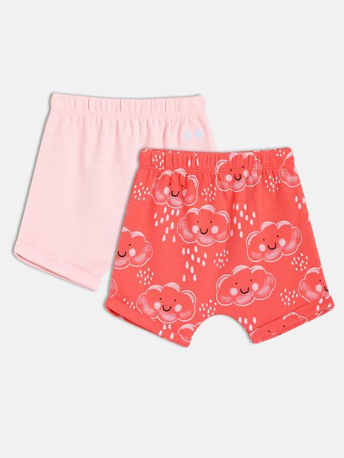 girls pack of 2 mid rise shorts - 21841147 - Very Small Image - 1