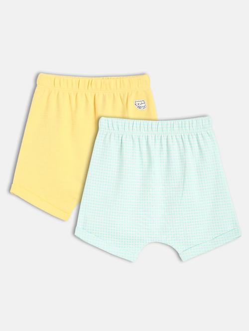 girls pack of 2 mid rise printed shorts - 21841150 - Very Small Image - 1