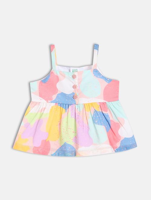 girls printed shoulder strap top - 21841162 - Very Small Image - 1