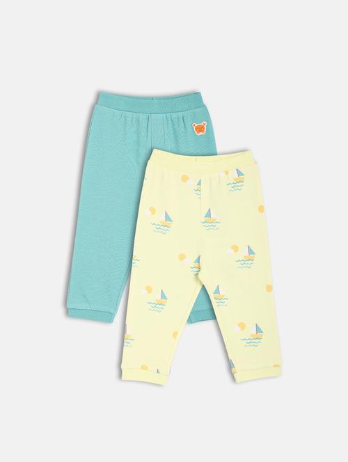 girls pack of 2 printed legging - 21841213 - Very Small Image - 1