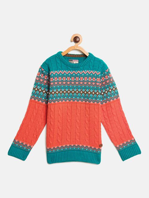 kids self designed long sleeves sweater - 21841218 - Very Small Image - 1