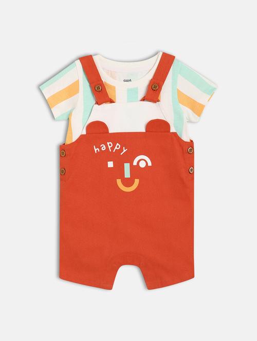boys printed t-shirt & dungarees sets  - 21841259 - Very Small Image - 1