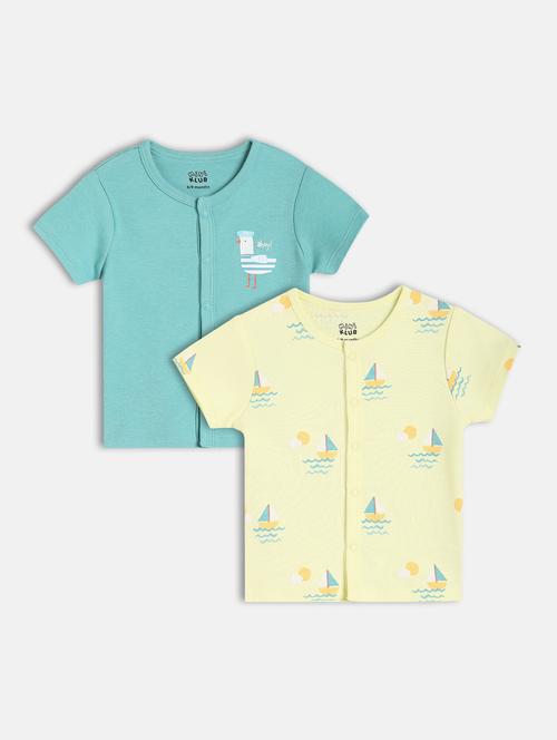 boys pack of 2 printed t-shirt - 21841274 - Very Small Image - 1