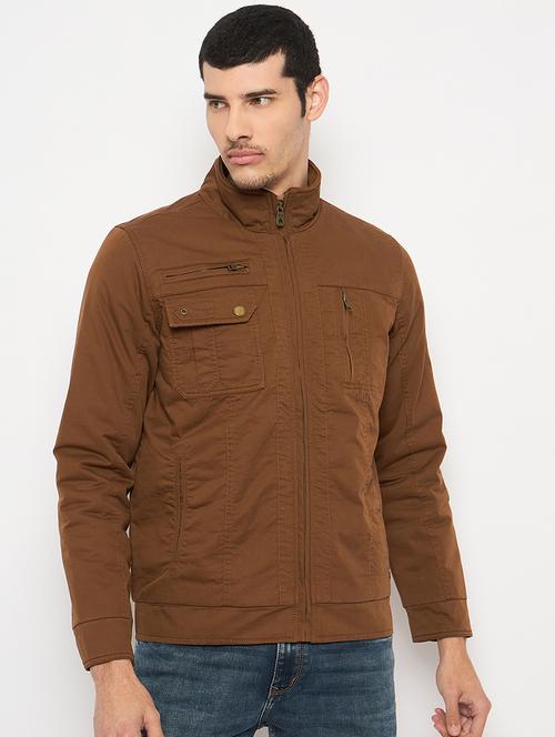 men solid long sleeve casual jacket - 21841403 - Very Small Image - 1