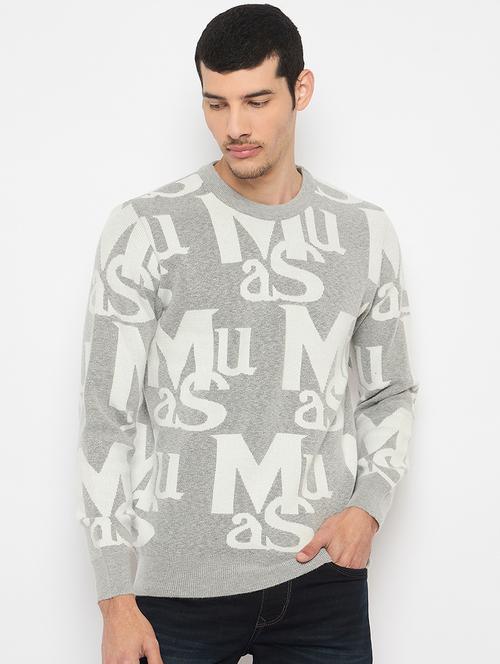 men pullover long sleeve typography - 21841422 - Very Small Image - 1