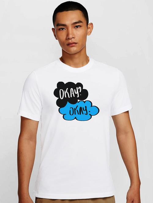 men white round neck regular fit t-shirt - 21841619 - Very Small Image - 1