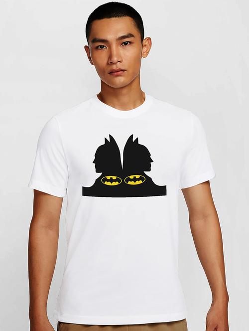 men white round neck regular fit t-shirt - 21841823 - Very Small Image - 1