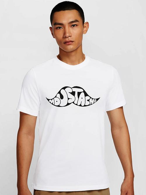 men white round neck regular fit t-shirt - 21841954 - Very Small Image - 1