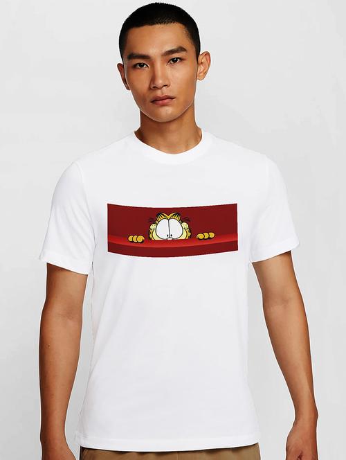 men white round neck regular fit t-shirt - 21841993 - Very Small Image - 1