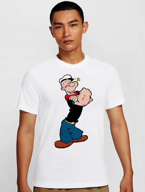 men white round neck regular fit t-shirt - 21842008 - Very Small Image - 1