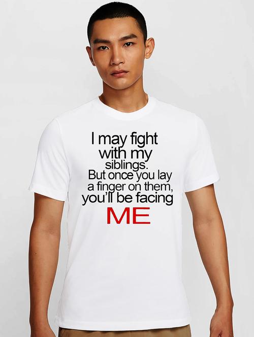 men white round neck regular fit t-shirt - 21842013 - Very Small Image - 1
