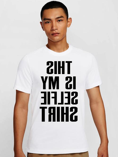 men white round neck regular fit t-shirt - 21842028 - Very Small Image - 1