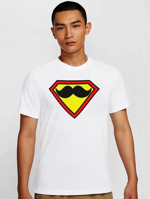 men white round neck regular fit t-shirt - 21842061 - Very Small Image - 1