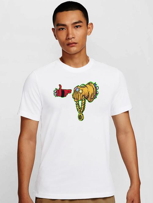 men white round neck regular fit t-shirt - 21842208 - Very Small Image - 1