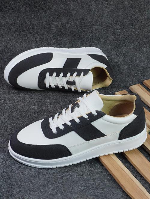 men black color block lace up sneaker - 21842871 - Very Small Image - 1